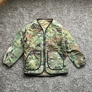 Camo lightweight bomber jacket
